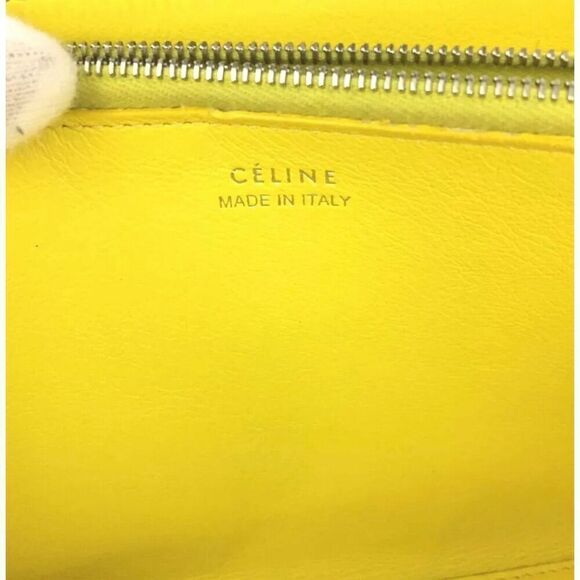 Celine Large Zip-Around Wallet Multicolor Unisex Credit Card Holder - Picture 7 of 8